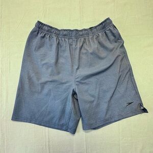 Speedo Men's Blue Athletic Shorts 5-5